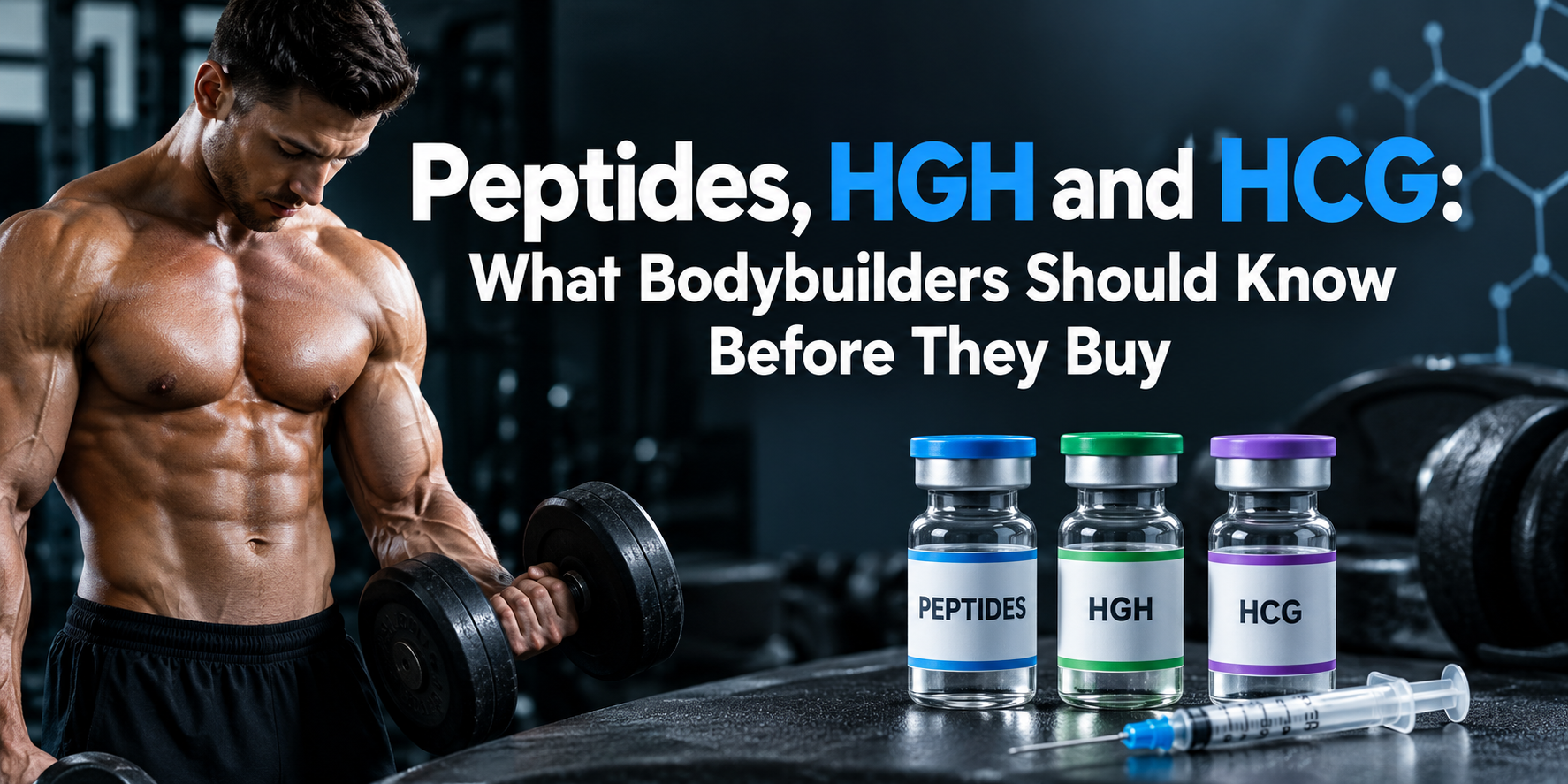 Peptides, HGH and HCG: What Bodybuilders Should Know Before They Buy